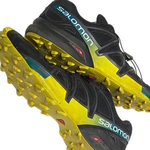 Salomon Men's Speedcross 4 Trail Running Shoes Black/Everglade Trail Hiking
